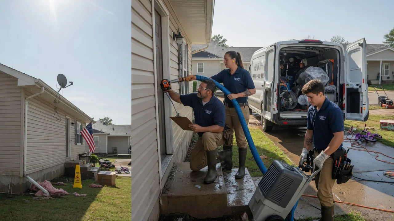 Ceiling Water Damage Restoration in Finley, TN near me